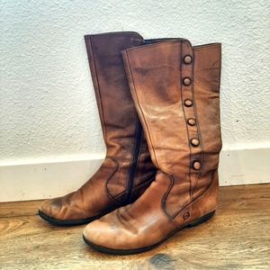 Born Womens Button Tall Leather Boots